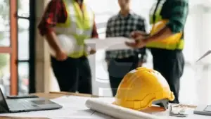 Equipe participando de treinamento técnico em soldagem.