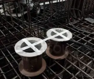Qualificação de soldador arame tubular 1 Bobinas de arame tubular prontas para uso em processos de soldagem.