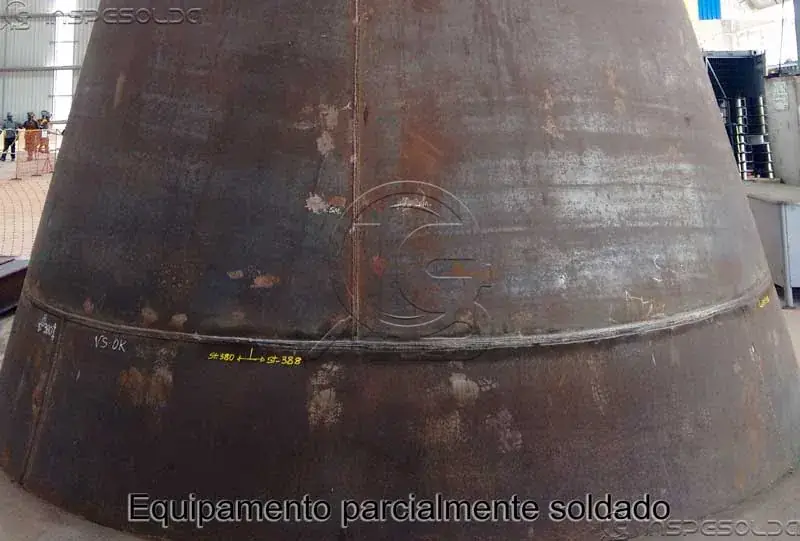 Diagnóstico de fabricação por soldagem
