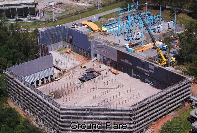 Suporte técnico em soldagem de parada de manutenção petroquímica: vista geral