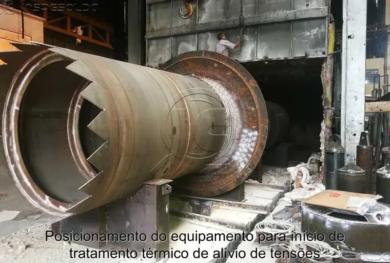 Tratamento térmico de alívio de tensões