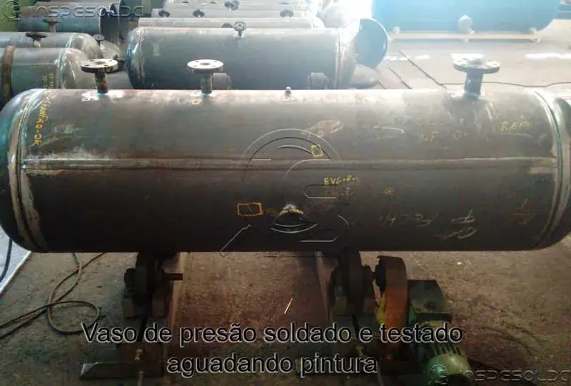 Inspeção de fabricação de vasos de pressão: vista geral do equipamento