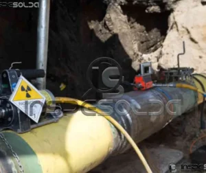 Ensaio Não Destrutivos Industrial 2 Equipamento de radiografia industrial em operação de END.