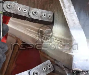 Ensaio Não Destrutivos Industrial 3 Indicadores usados em ensaio radiográfico de solda.