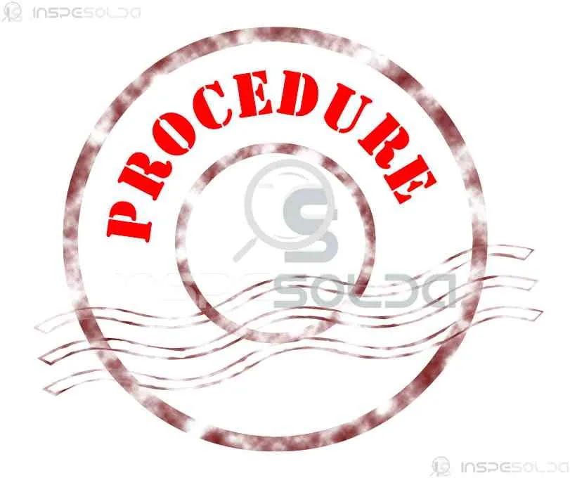Imagem representando procedimento de qualificação de EPS (Especificação de Procedimento de Soldagem).